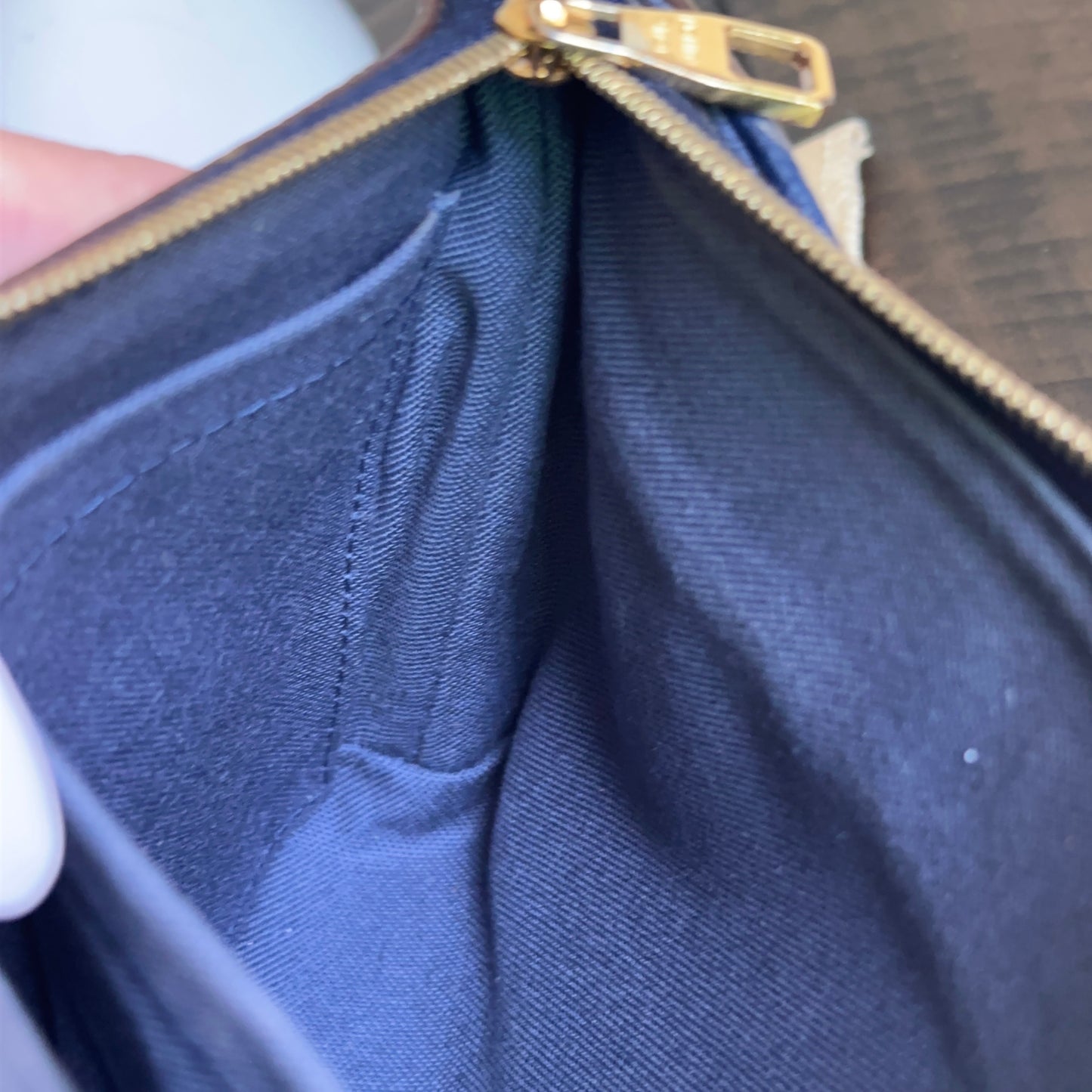 Louis Vuitton Pallas Clutch Infini Blue