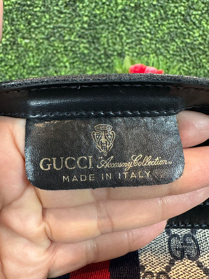 Gucci Vintage Navy Blue Clutch
