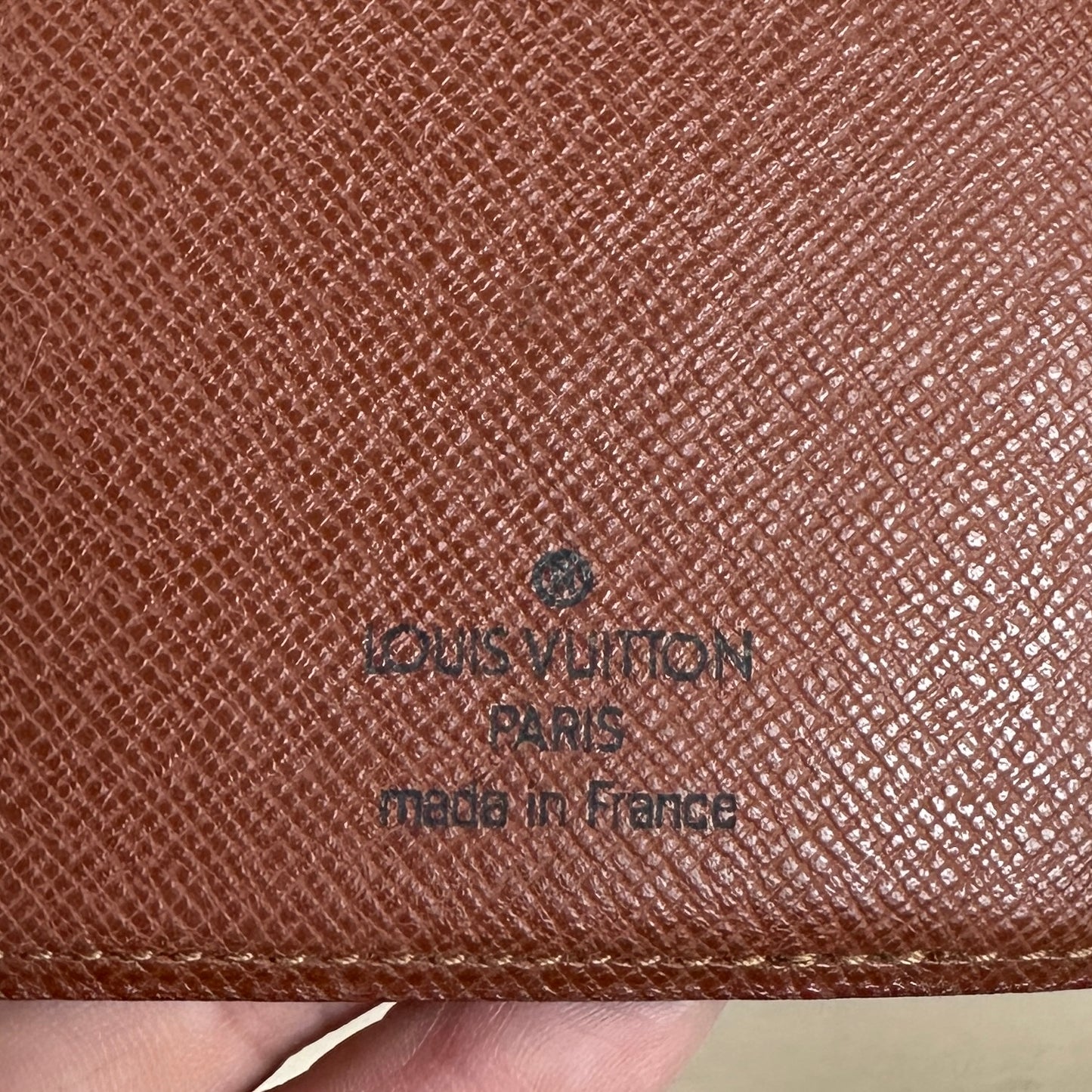 Louis Vuitton Checkbook Wallet Monogram Canvas