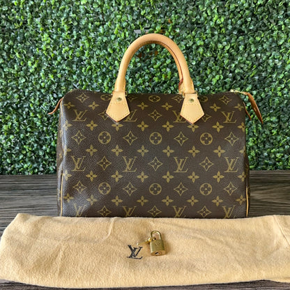 LOUIS VUITTON MONOGRAM CANVAS SPEEDY 30