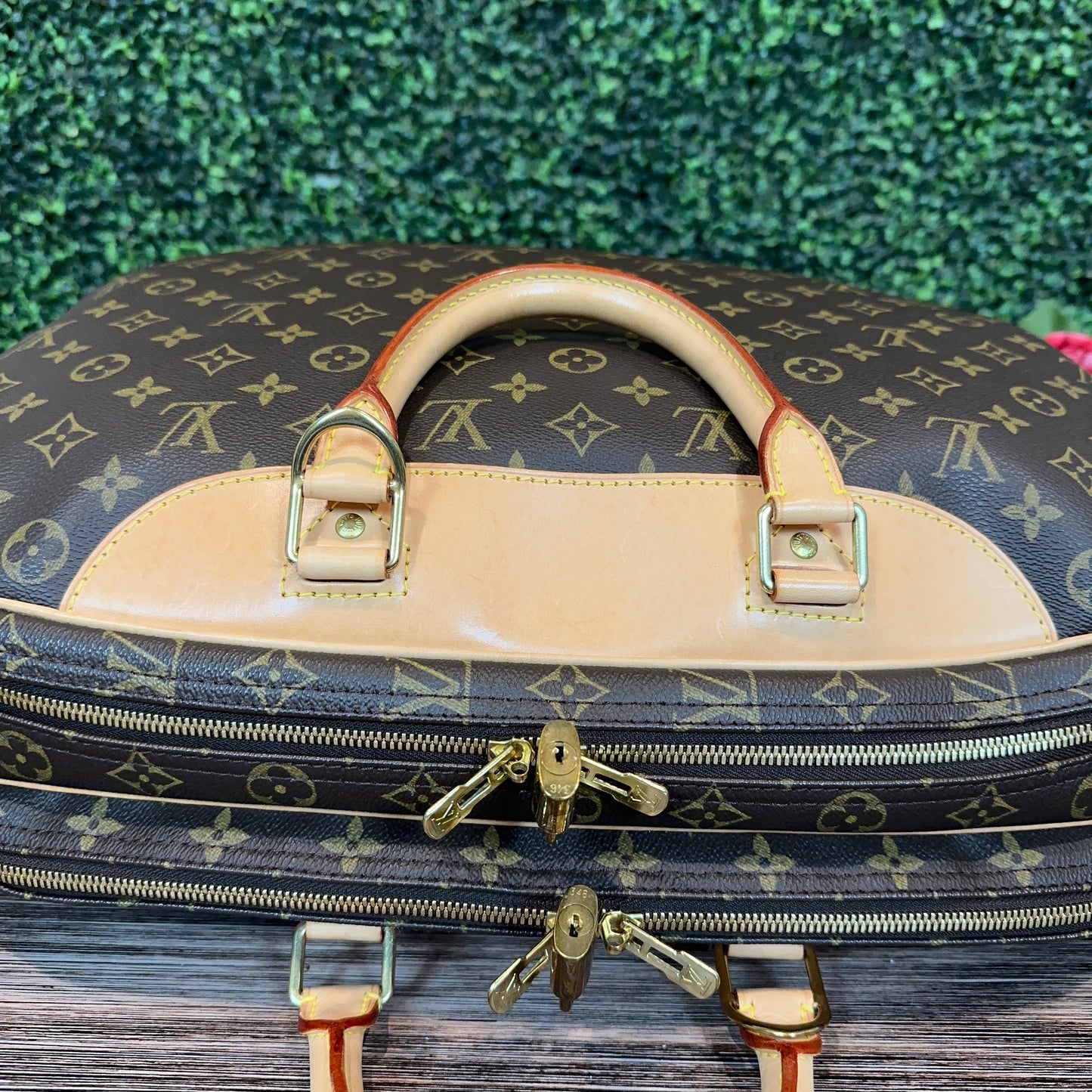 Louis Vuitton Monogram Canvas Alize 24 Heures Soft Suitcase