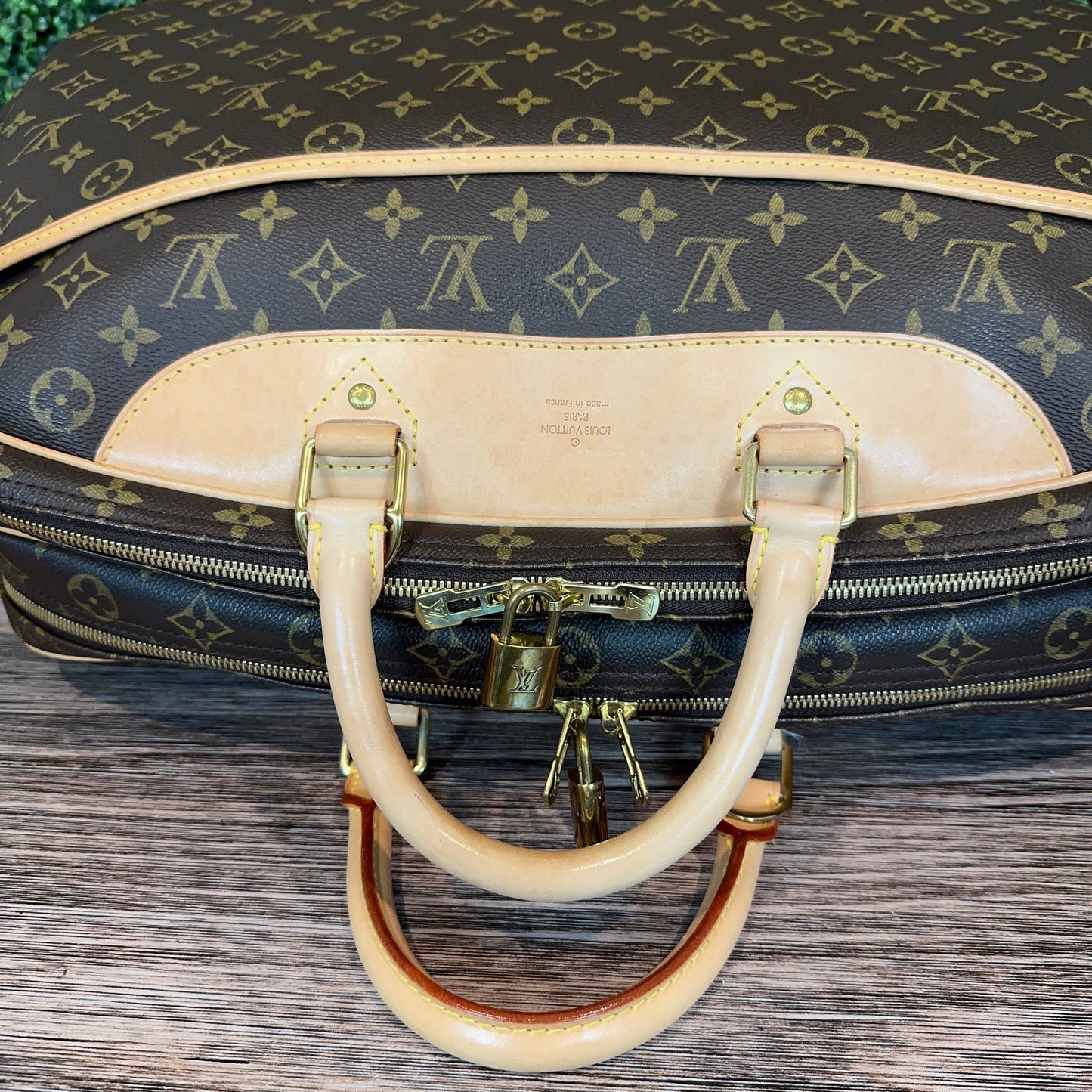 Louis Vuitton Monogram Canvas Alize 24 Heures Soft Suitcase