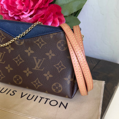 Louis Vuitton Pallas Clutch Infini Blue