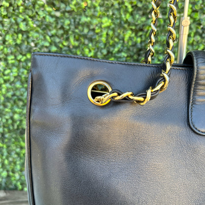 Chanel Black Lambskin XL Tote