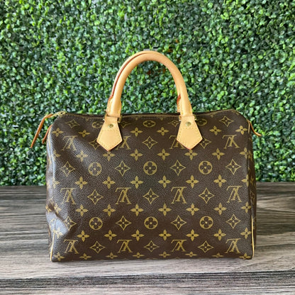 LOUIS VUITTON MONOGRAM CANVAS SPEEDY 30