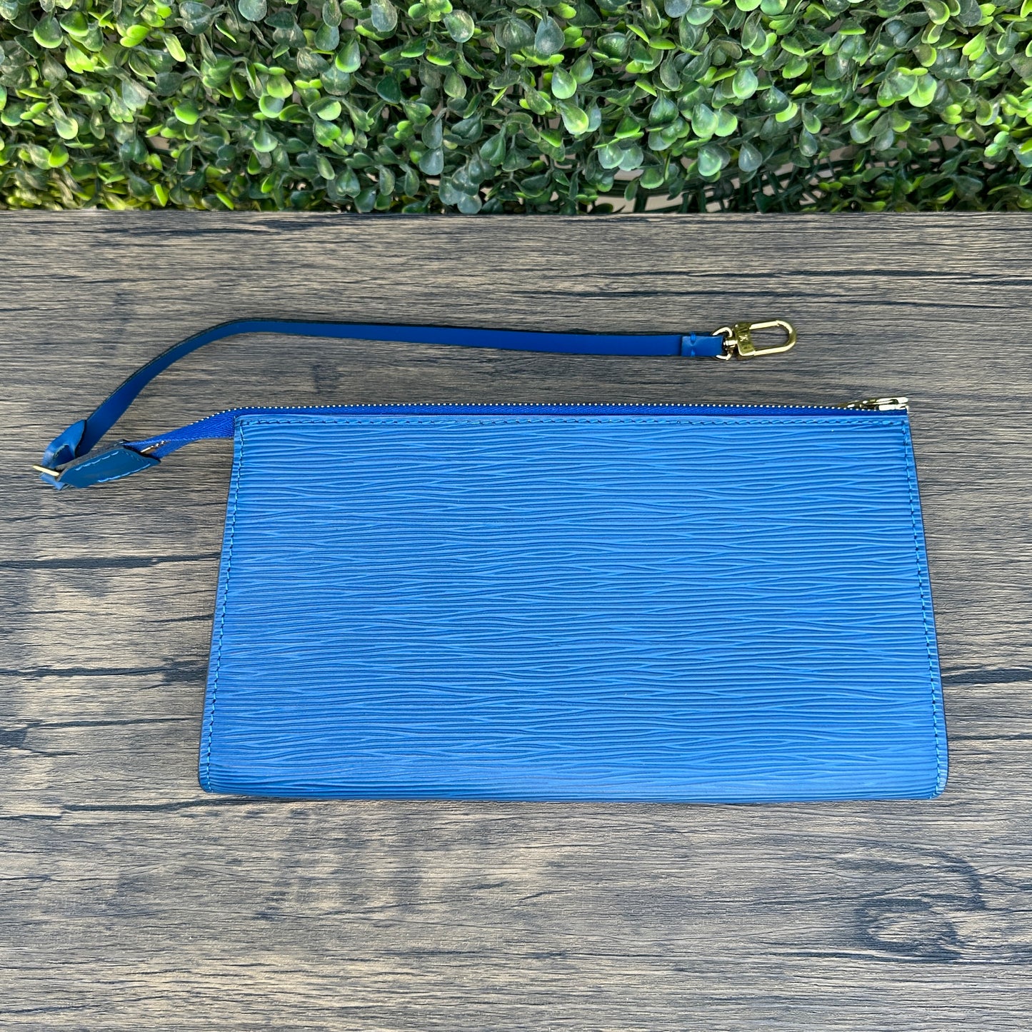 Louis Vuitton Epi Pochette Accessories Toledo Blue