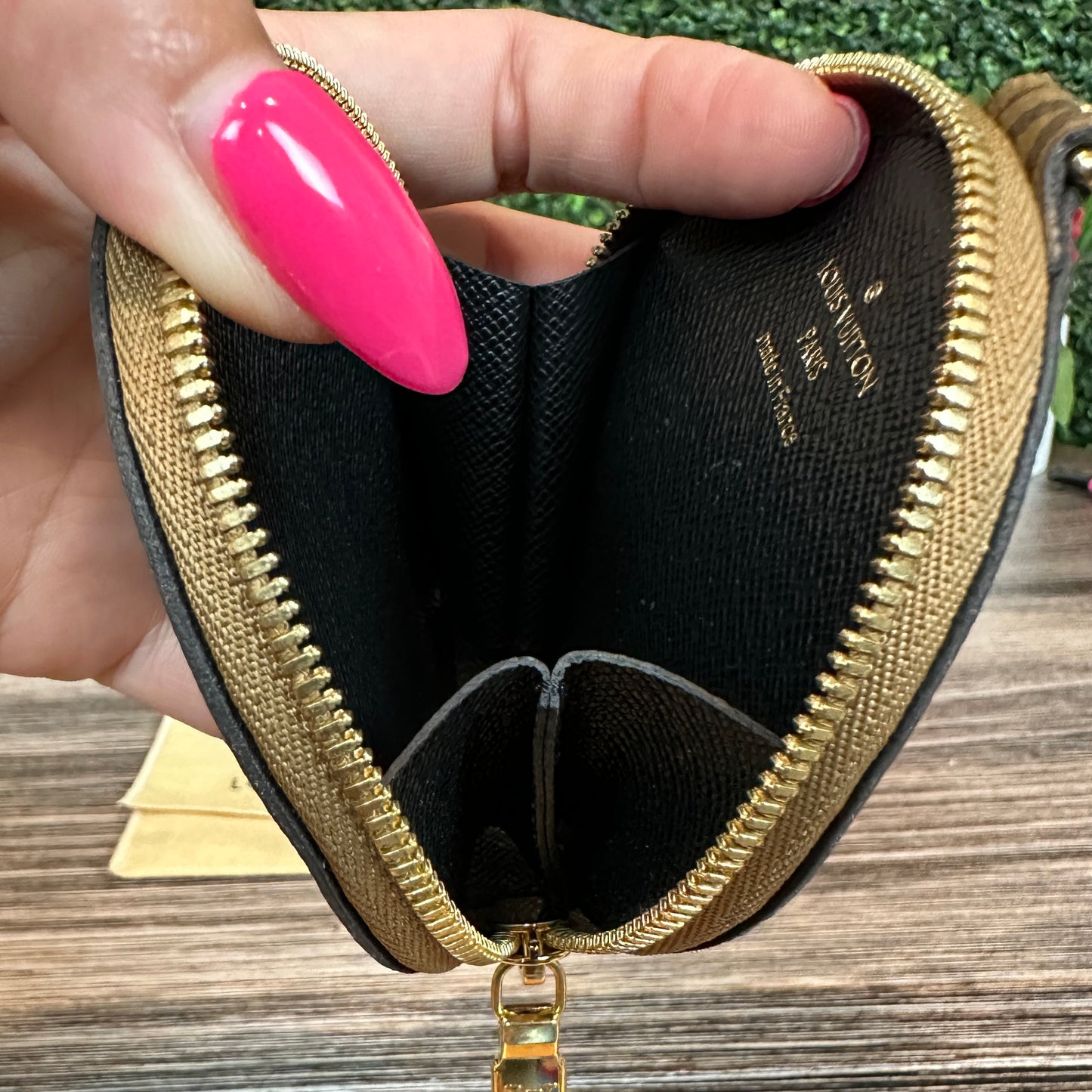 Louis Vuitton Reverse Monogram Round Coin Purse