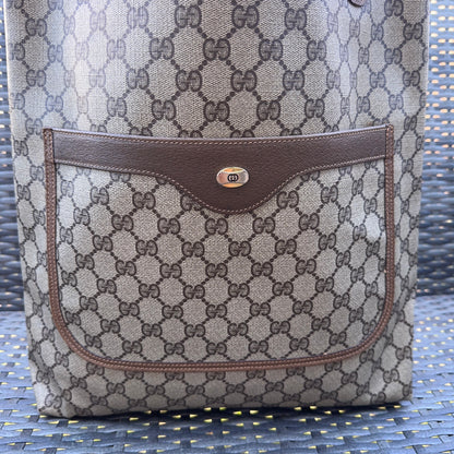 Gucci Vintage GG Supreme Web Tote Bag