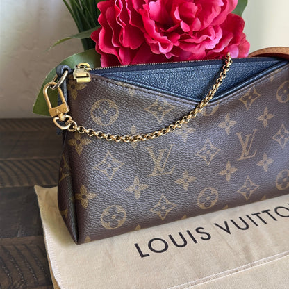 Louis Vuitton Pallas Clutch Infini Blue