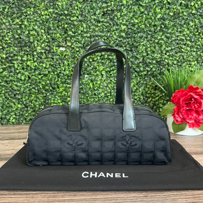 CHANEL CHANEL New Travel Line Boston Shoulder Bag Nylon Yellow Used Women logo  CC Coco ｜Product Code：2104102043694｜BRAND OFF Online Store