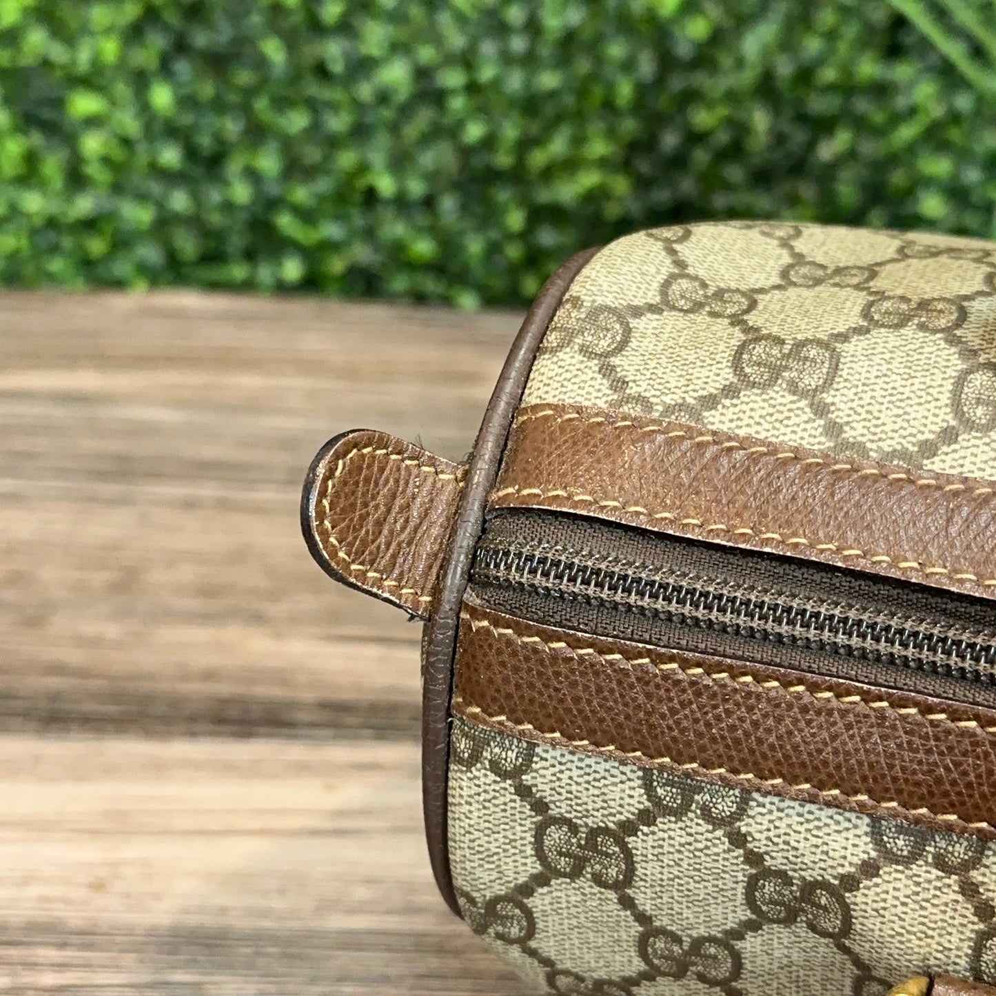 Gucci Vintage Sherry Line Boston Bag