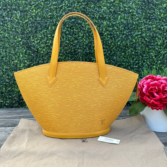 Louis Vuitton Tassil Yellow Epi Leather Saint Jacques PM