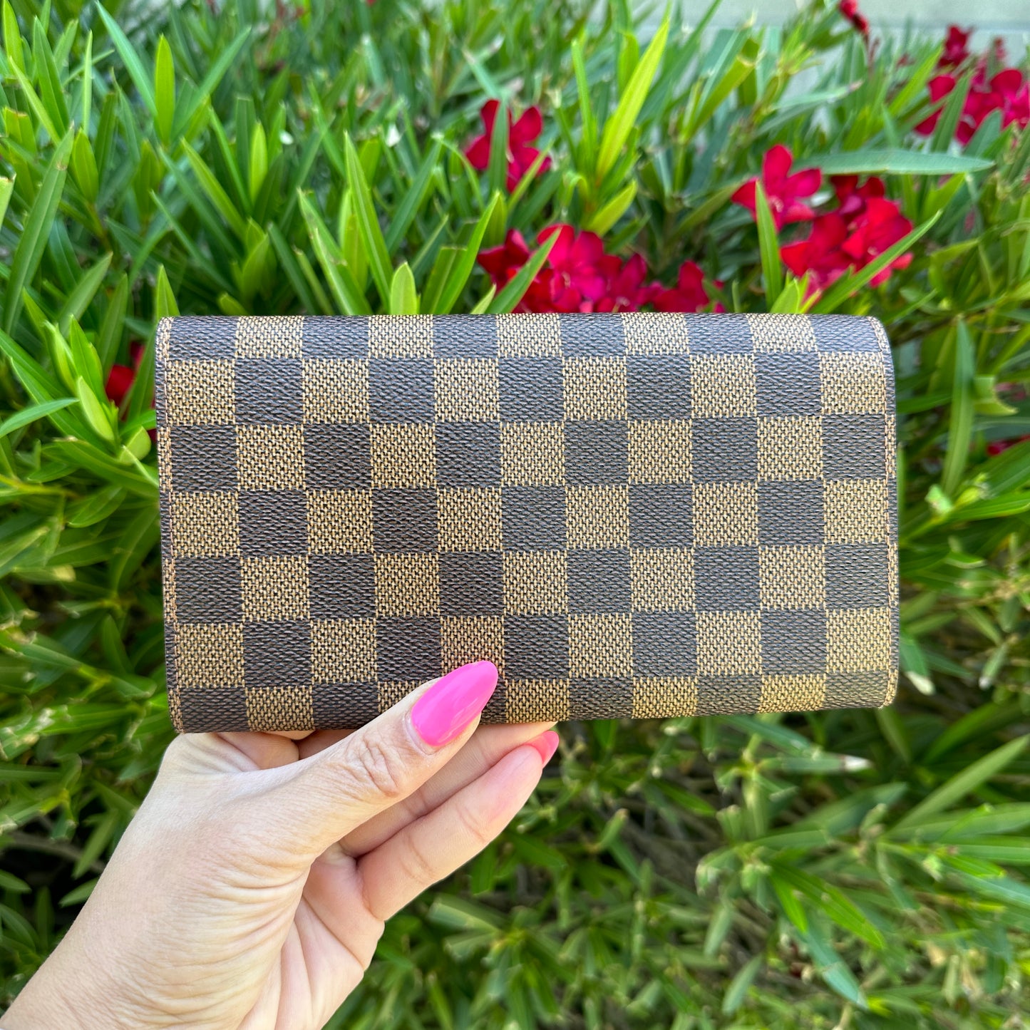 Louis Vuitton Sarah Wallet Damier Ebene