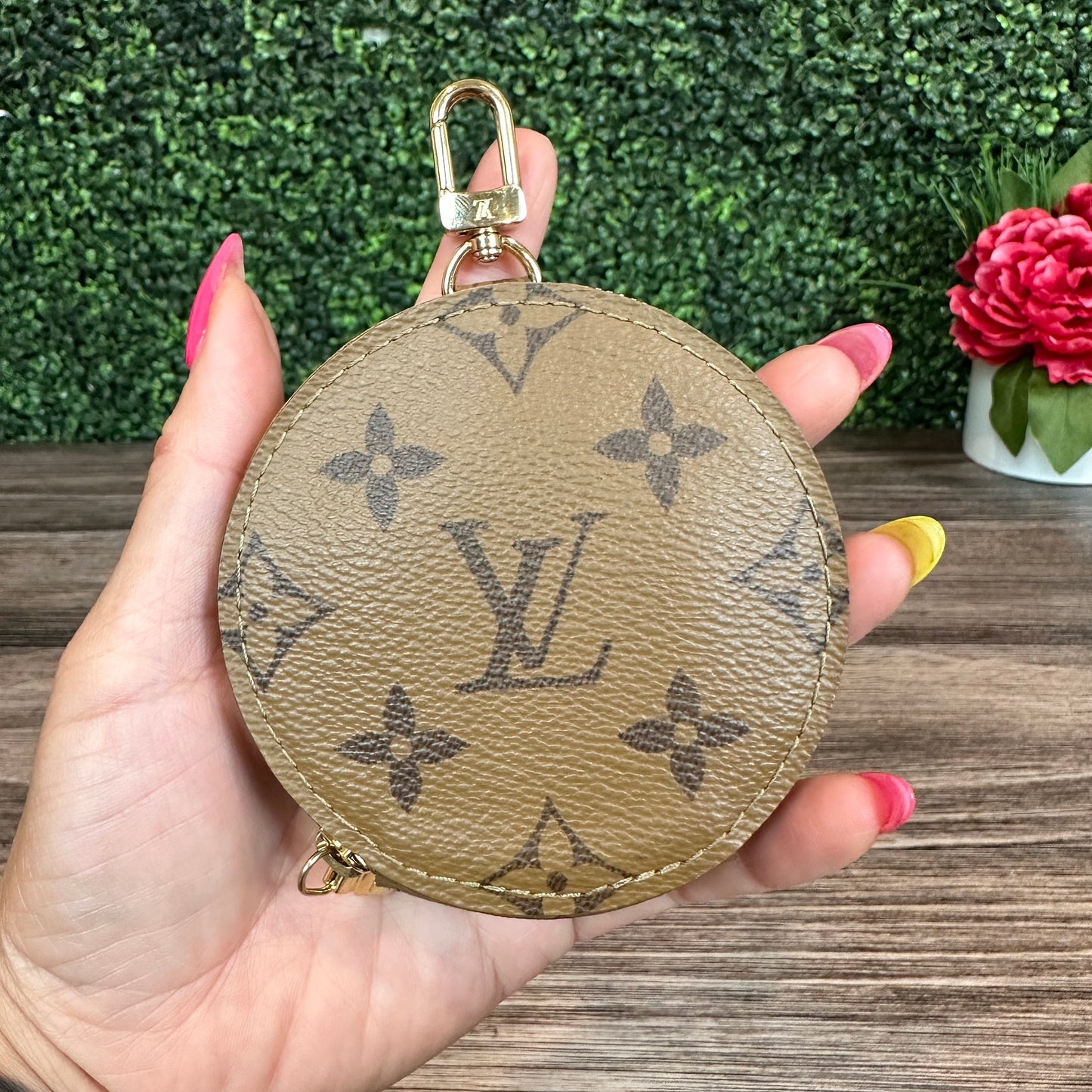 Louis Vuitton Reverse Monogram Round Coin Purse