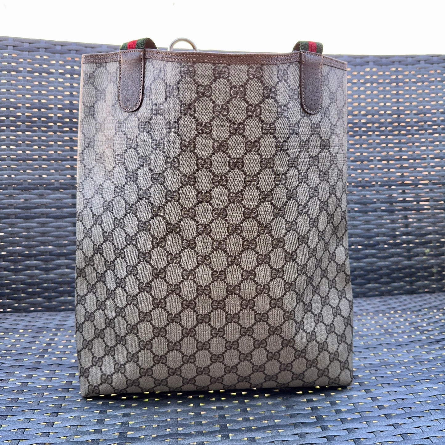 Gucci Vintage GG Supreme Web Tote Bag