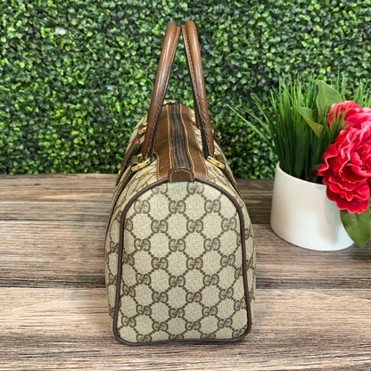 Gucci Vintage Sherry Line Boston Bag