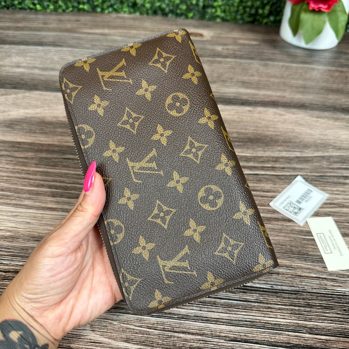 Louis Vuitton Monogram Organizer Zip Wallet