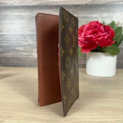 Louis Vuitton Checkbook Wallet Monogram Canvas