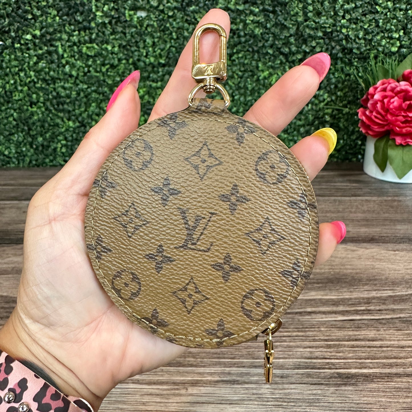 Louis Vuitton Reverse Monogram Round Coin Purse