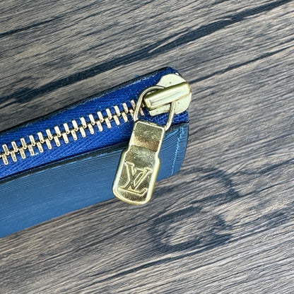 Louis Vuitton Epi Pochette Accessories Toledo Blue