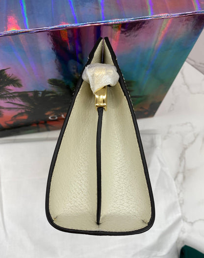 Gucci GG Flora Small Ophidia Chain Shoulder Bag White