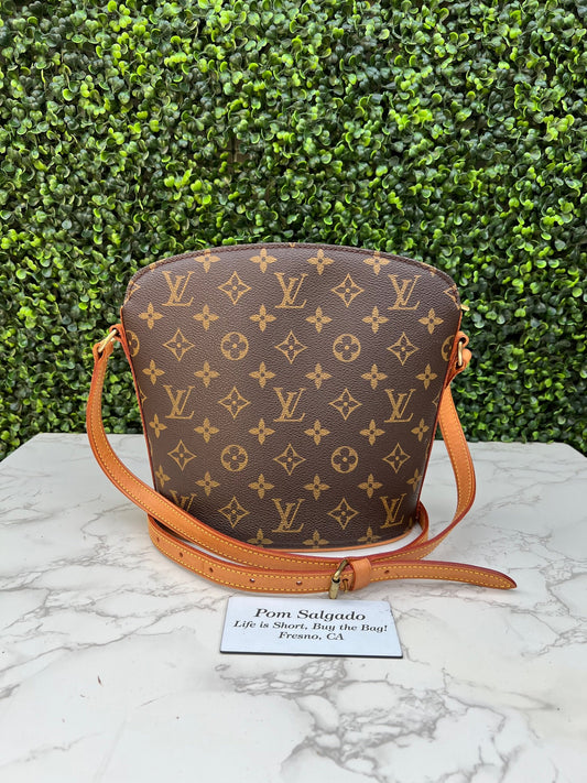 Authentic Preowned LV Drouot Monogram Crossbody Bag