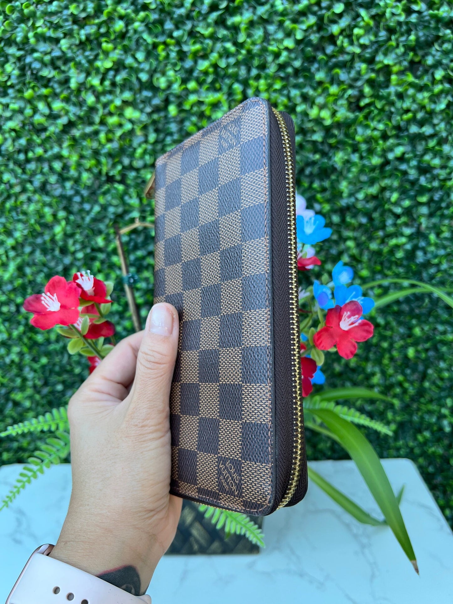 Zippy Wallet Damier Ebene