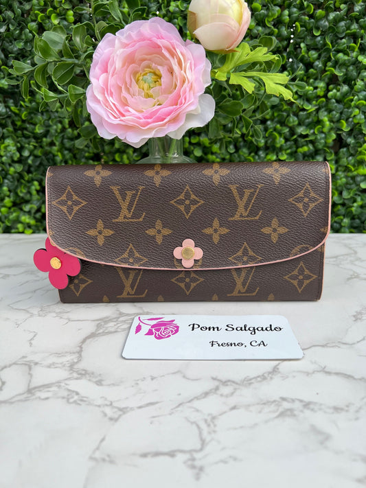 Emilie Blooming Flowers Wallet Rose Ballerine