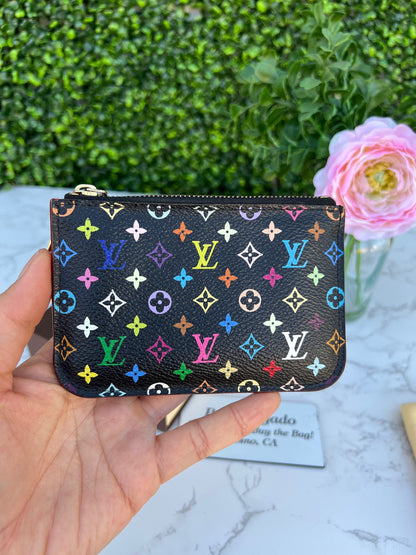 Grenade/Black Monogram Multicolore Pochette Cles NM Key