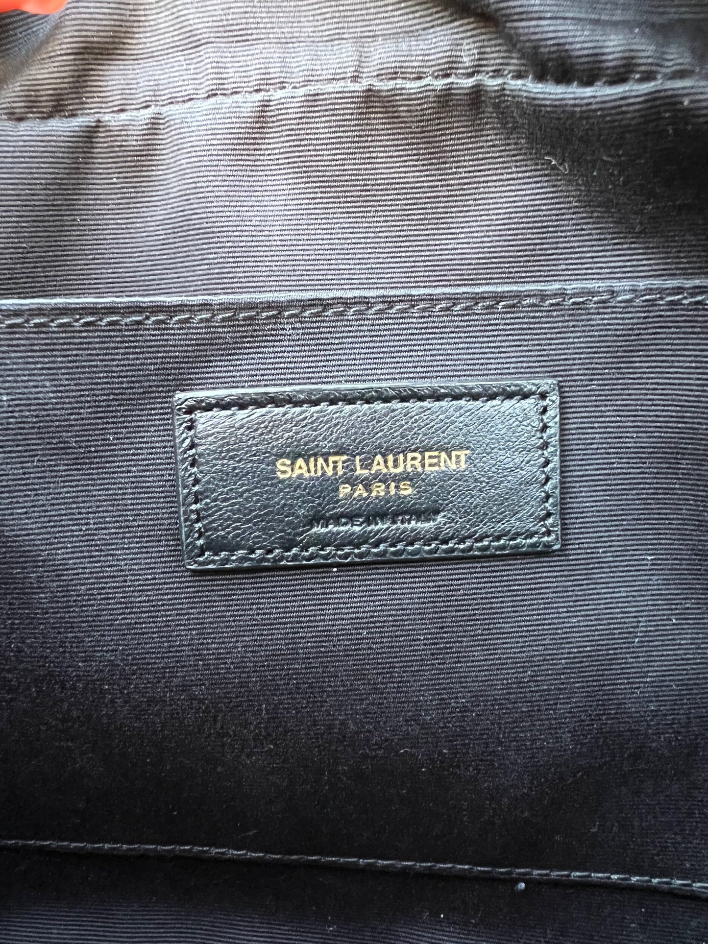 Authentic Preowned Saint Laurent Lou Camera Bag Quilted Leather Dark Beige