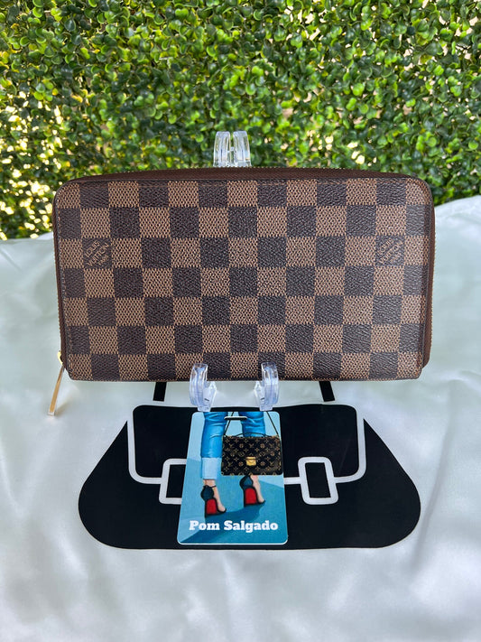 Authentic Preowned LV Organizer Zippy Wallet Damier Ebene