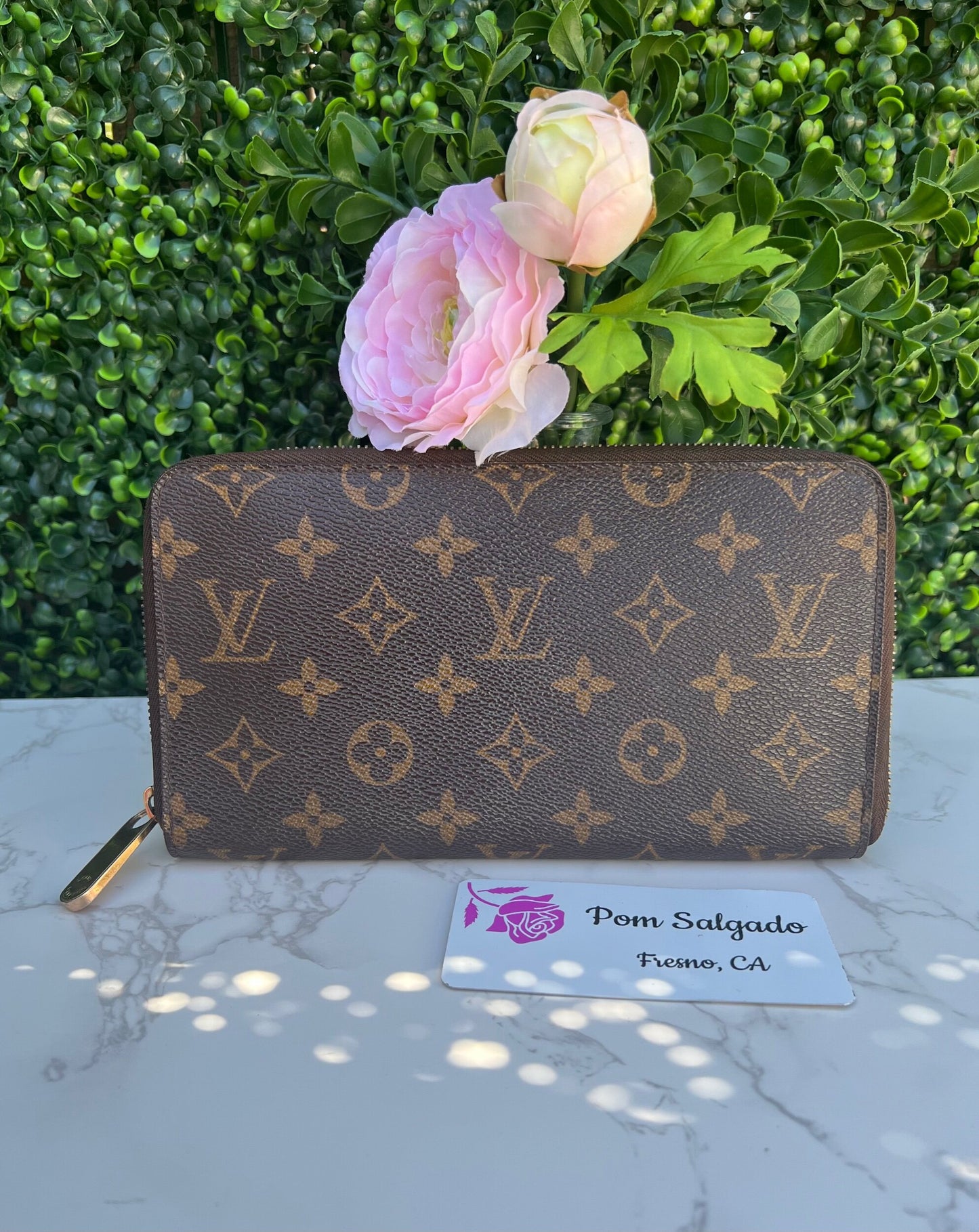 Monogram Organizer Zippy Wallet