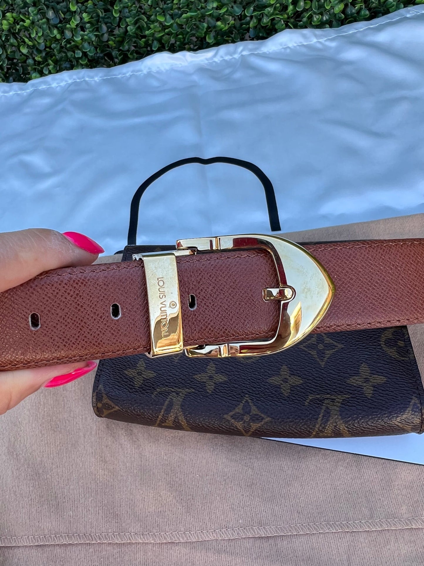 Authentic Preowned LV Pochette Ceinture Arche Belt Bag