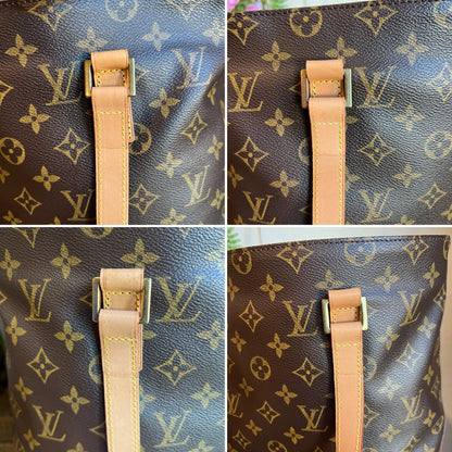 Cabas Piano Monogram Canvas Tote