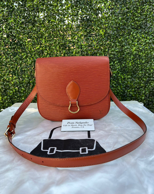 Authentic Preowned Louis Vuitton Kenyan Fawn Epi Saint Cloud GM Bag