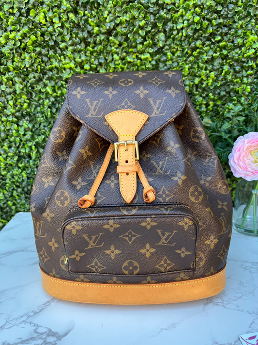 Montsouris MM Monogram Canvas Backpack