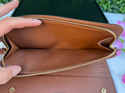 Insolite Monogram Canvs Brown Wallet