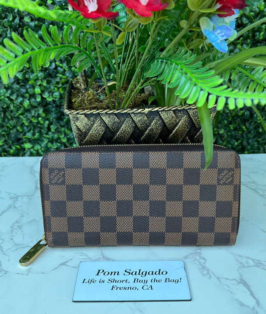 Zippy Wallet Damier Ebene