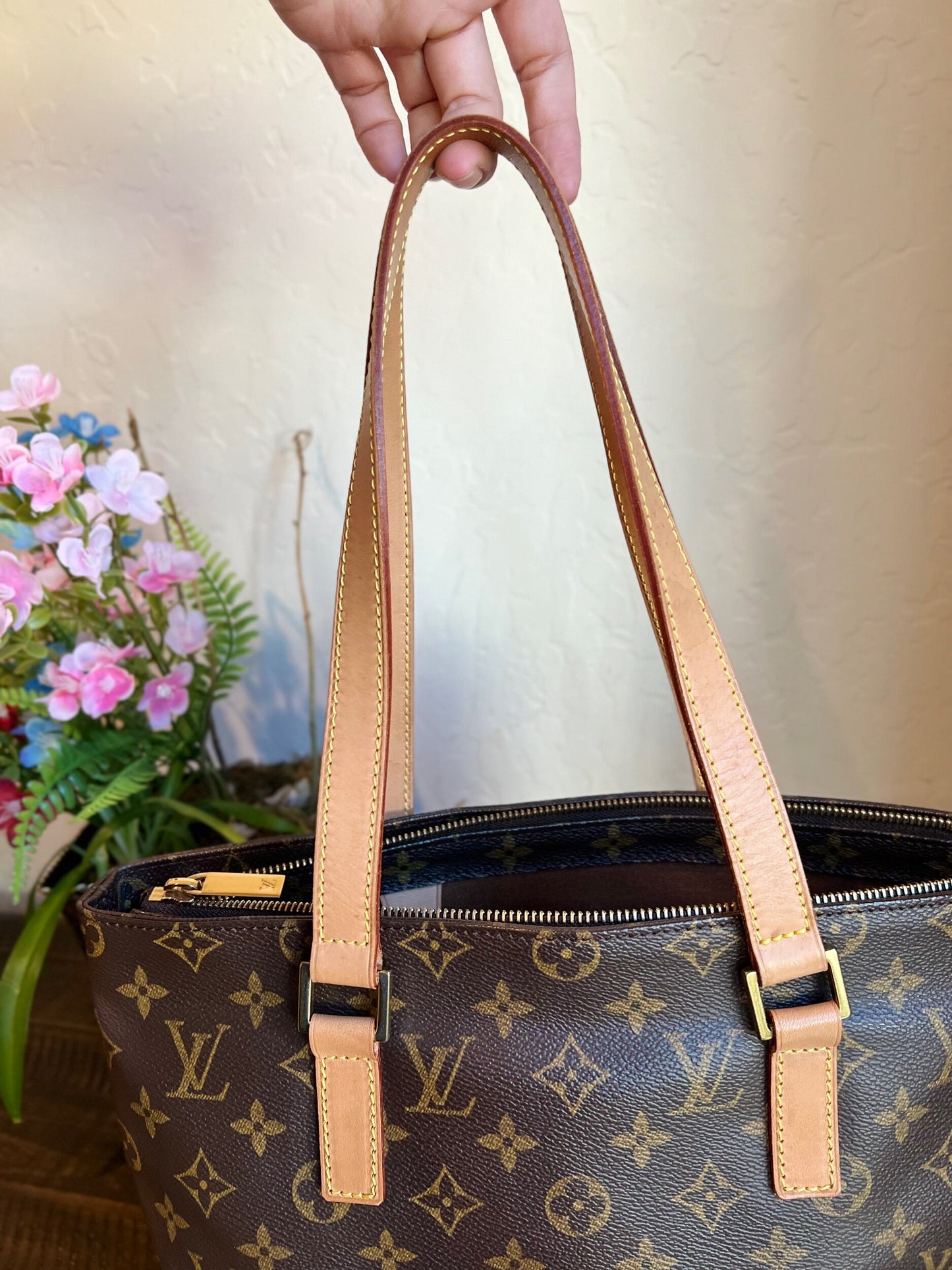 Cabas Piano Monogram Canvas Tote