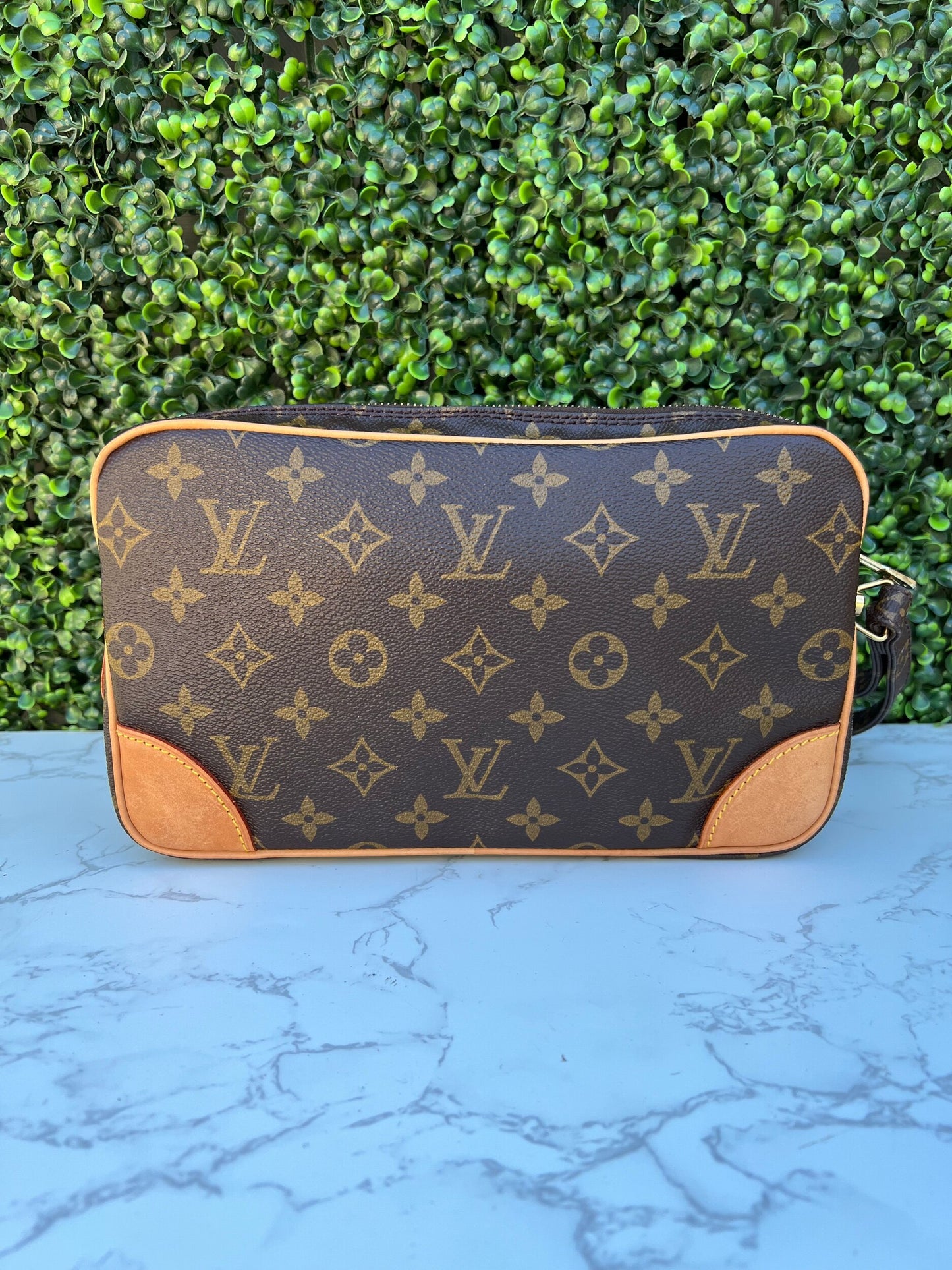 Monogram Pochette Marly Dragonne 26 Clutch Authentic Preowned LV