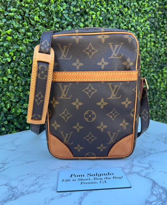 Authentic Preowned LV Danube PM Monogram Crossbody Bag