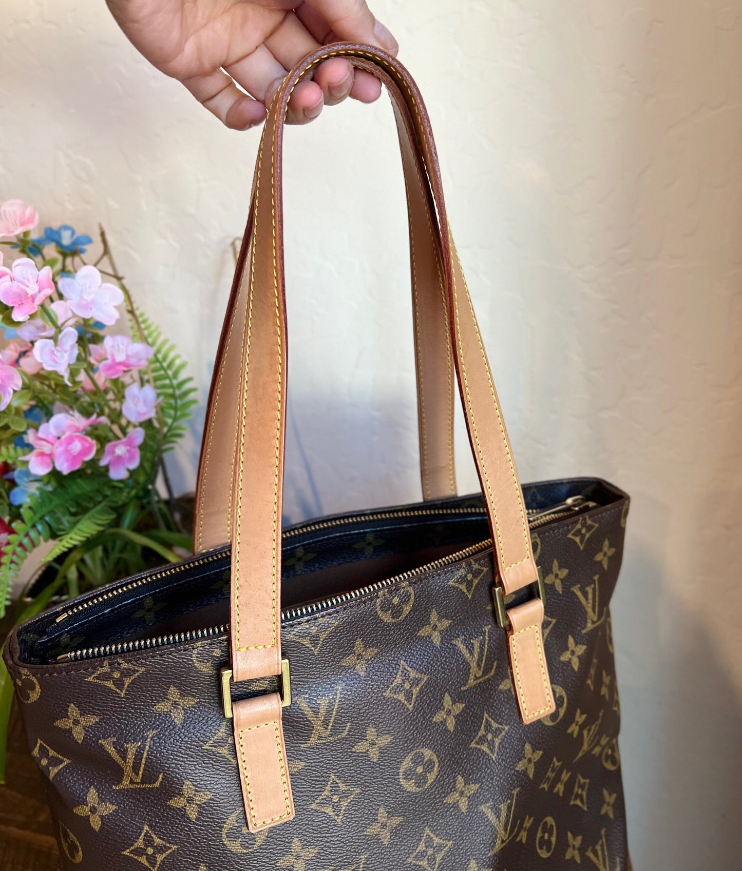 Cabas Piano Monogram Canvas Tote