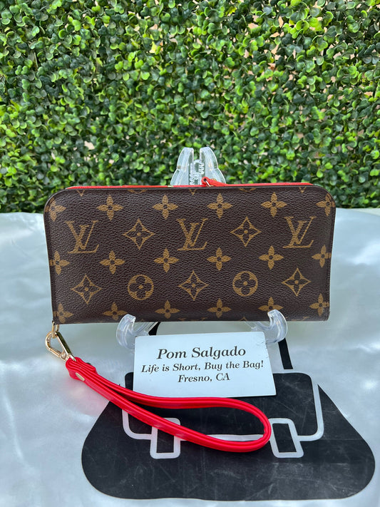 Authentic Preowned Louis Vuitton Insolite Monogram Canvas Wallet Red