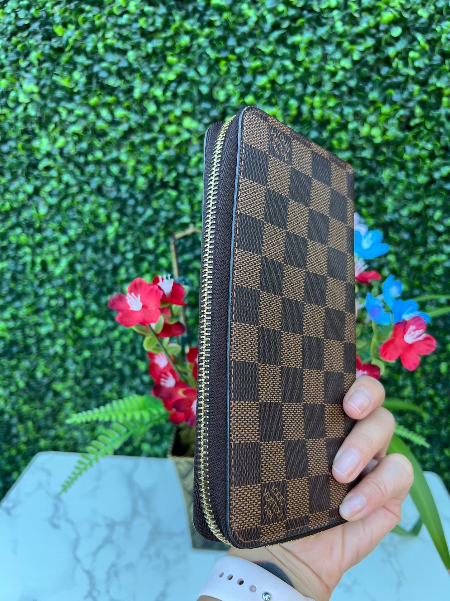 Zippy Wallet Damier Ebene