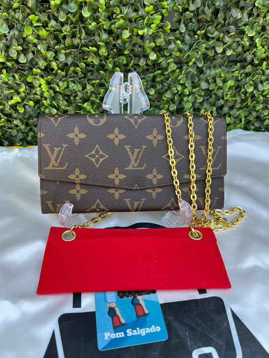 Authentic Preowned LV Vintage Bill Wallet with Wallet to Clutch/Crossbody Kit