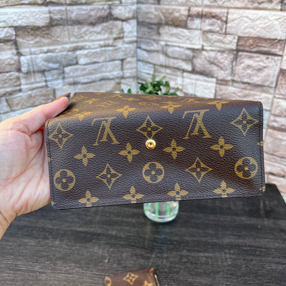 Josephine Fushcia Monogram Wallet