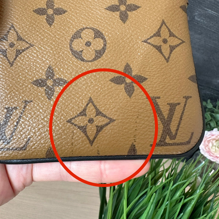 Louis Vuitton Square Medium Pouch And Wristlet Of The Trio Pouch
