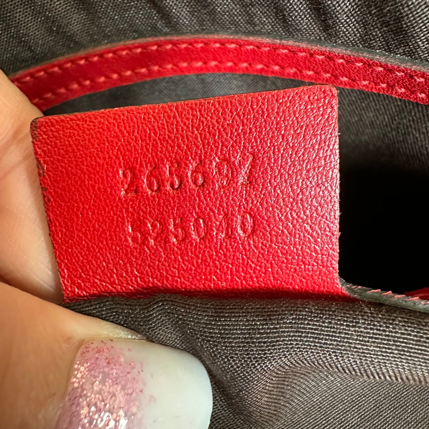 Guccissima Joy Boston Red