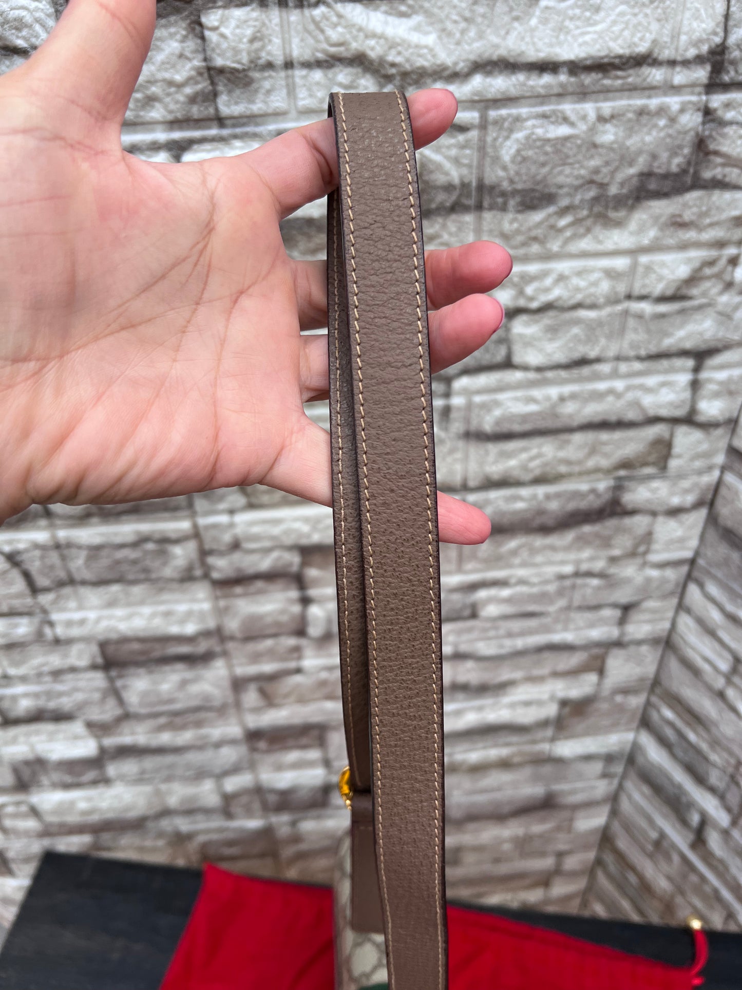 Vintage Sherry Line Crossbody Flap Bag