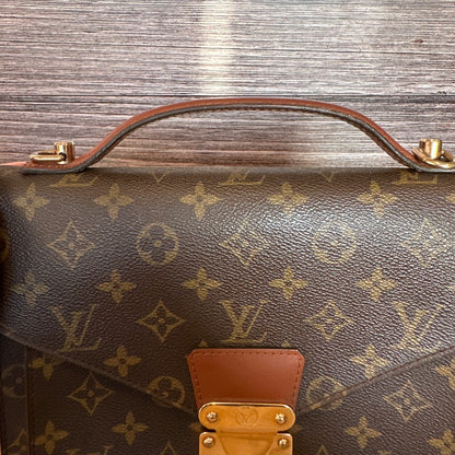 Monceau 26 Briefcase Bag Monogram Canvas